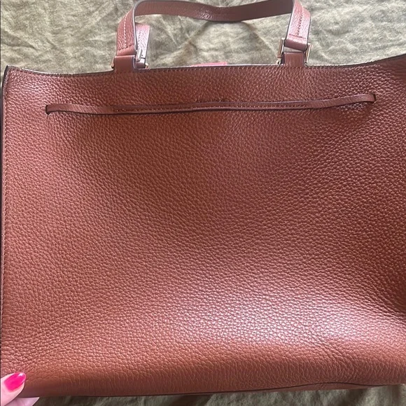 Kate Spade Brown Leather Tote Bag - Picture 5 of 6